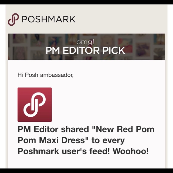 ⭐️PM Editor Pick New Red Pom Pom Maxi Dress - Picture 6 of 6